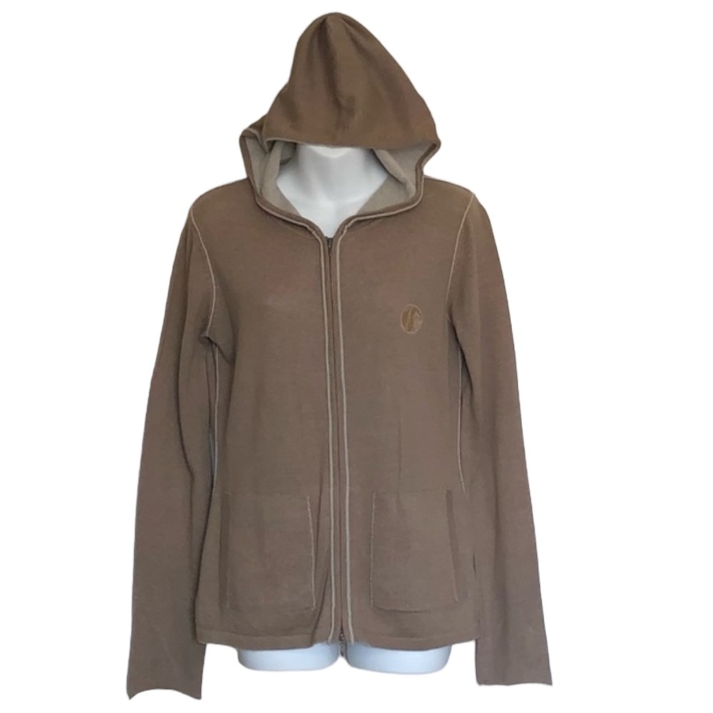 Aventura Clothing Organic Cotton Full Front Zip Hoodie Sz S